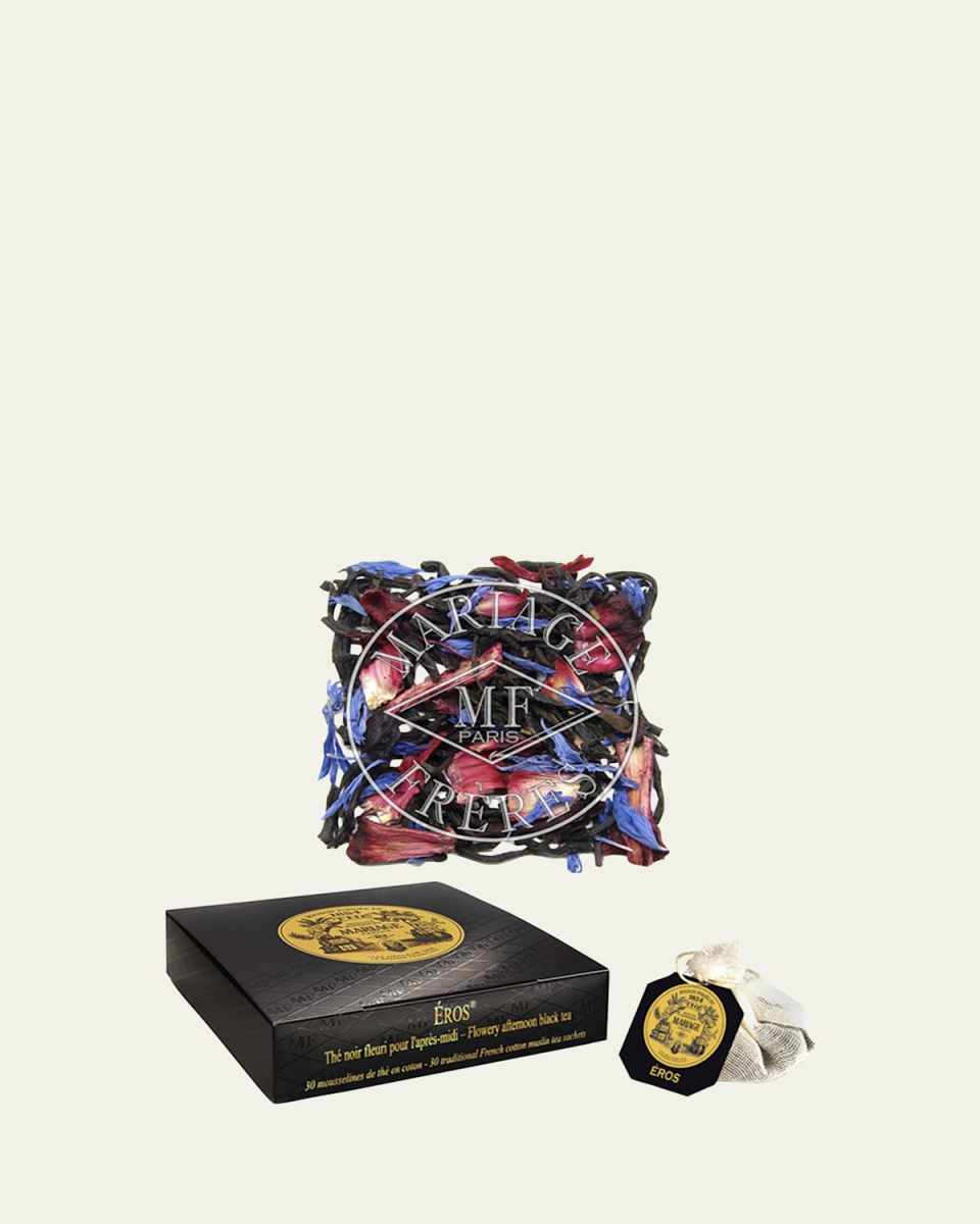 Eros Muslin Tea Bags - Flowery Afternoon Black Tea, 30 Sachets